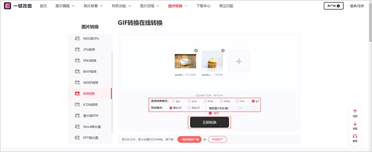 开始GIF转换